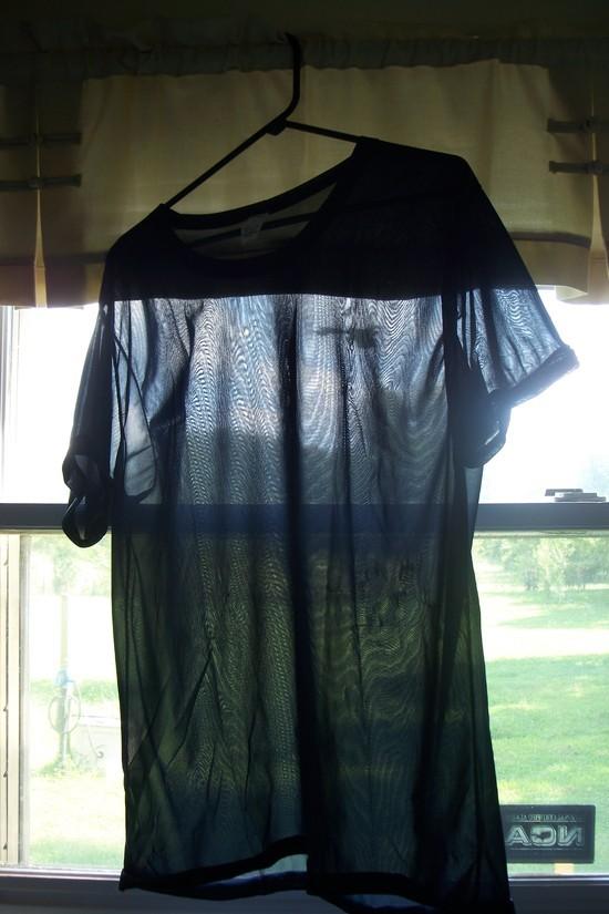 see thru shirt