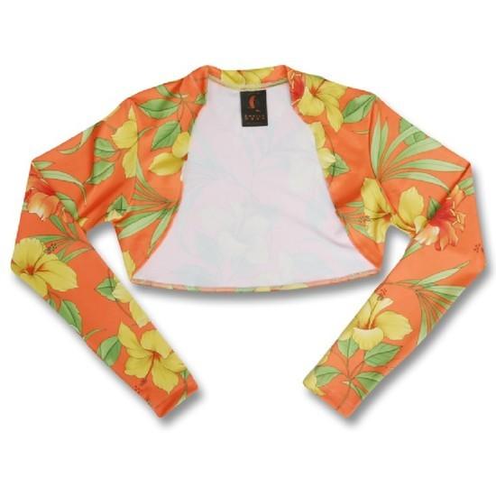 Orange Hibiscus Bolero Shiela Moon