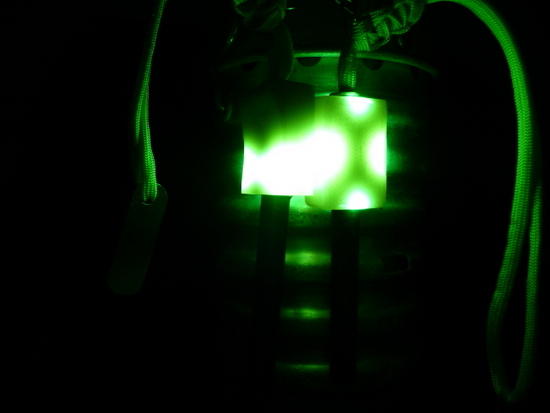 ghost green g-10 w/ glow