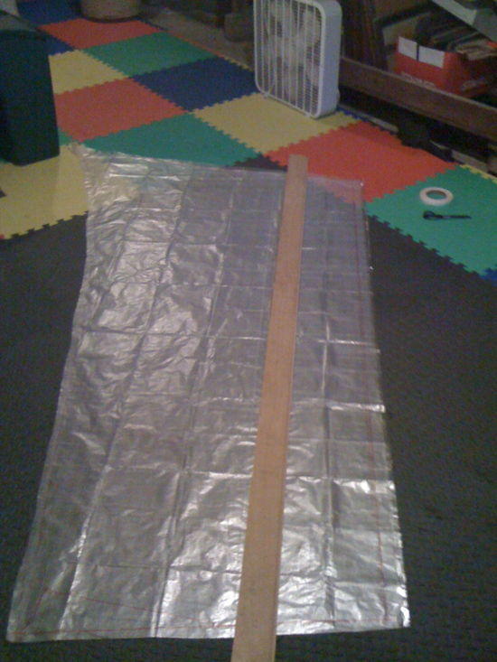 Basic Shape of the Tarp Showing the Catenary Curve and the Angled Front and Rear