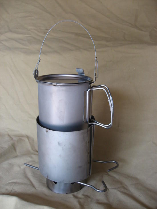 Snow peak 700 mug, stove, heat exchanger