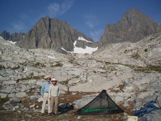 tent at Nydiver Lake