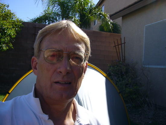Happy owner & tent