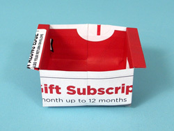 bowl made from netflix envelope