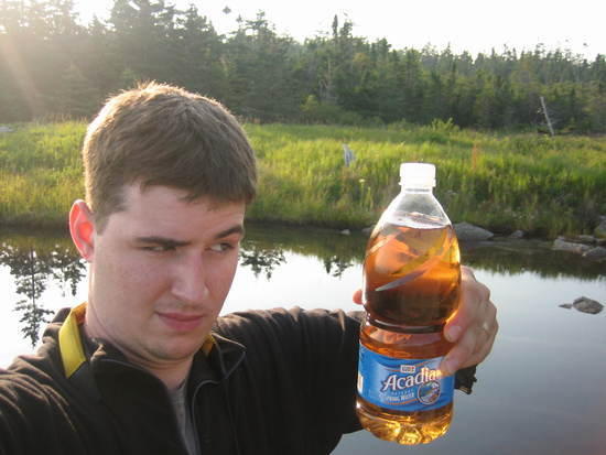 EXTREMELY tannin-rich water
