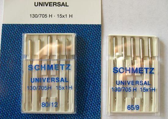 Needle sizes