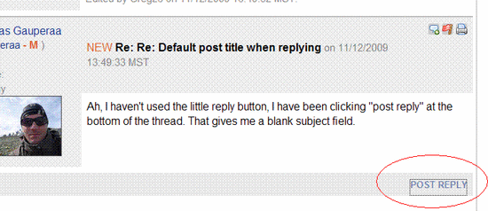 reply button