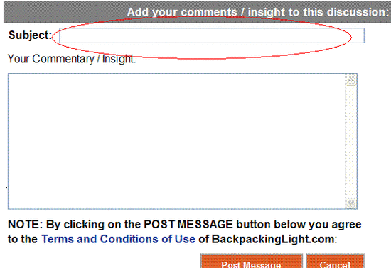Reply screen