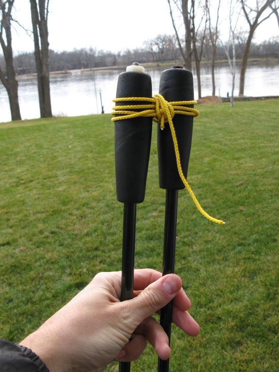 tying poles