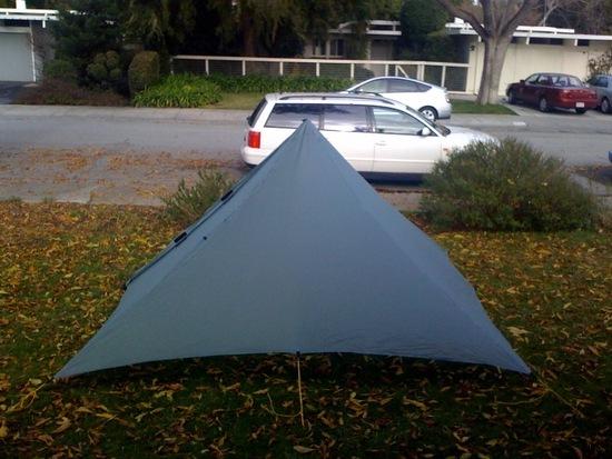 Speedmid set up in front yard