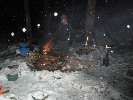 Ron fighting the fire