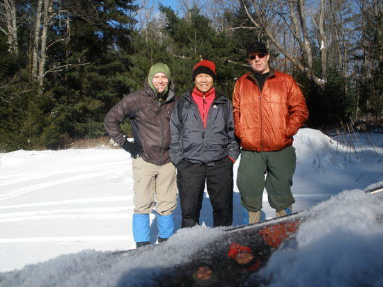 The 3 brother-in-laws back at the trailhead