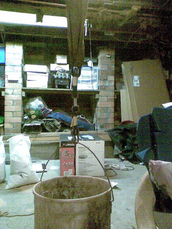 bonded cuben test rig