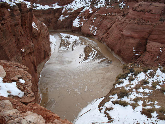 Paria River, Southwest Utah, a few miles above the junction with Buckskin Gulch