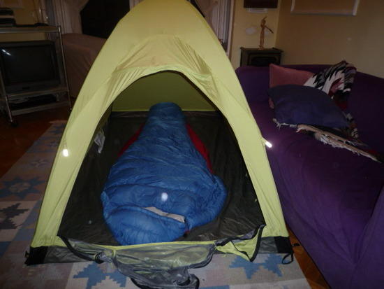 FirstLight with 72 inch pad and regular length 15 degree bag.