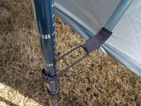 Overhang extension tieout detail