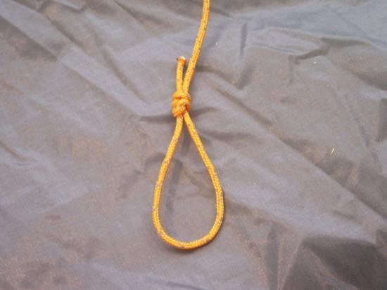 Backside of stake loop