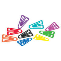 Plastic paper clips