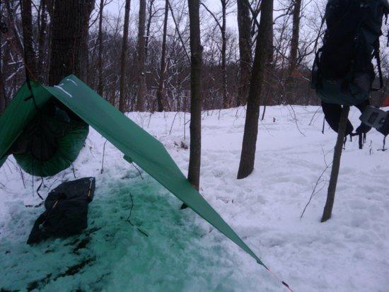 hammock winter hike