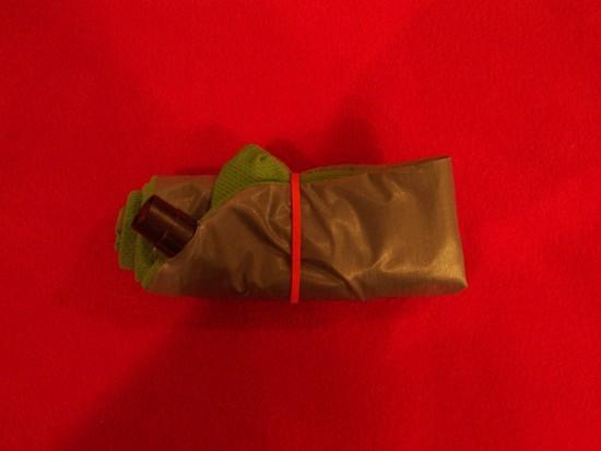 SUL pillow & case deflated and folded flat