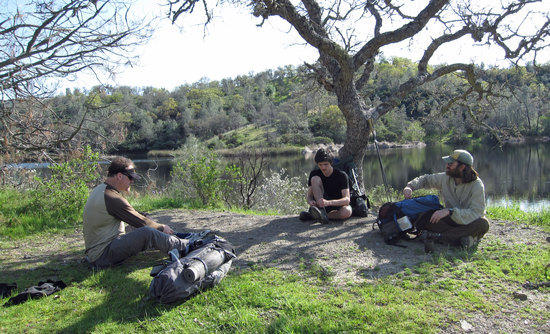 Campsite at the North Eastern End Overlooking the Lake