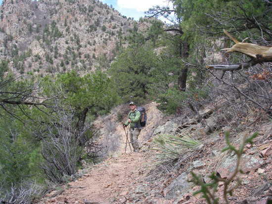 me on trail