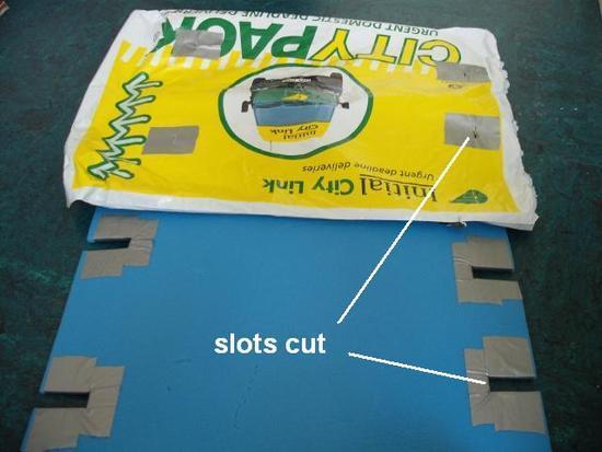 skin and mat before assembly
