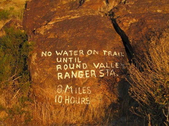 8 mile warning rock