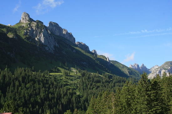 The first valley we hiked into, where the Samtisersee ( lake) lies.