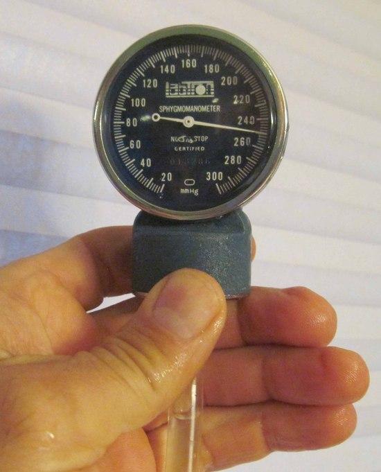 gauge at top, pressure -70