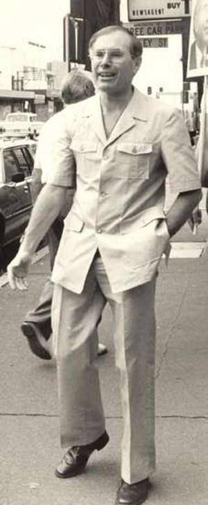Ex Australian PM Looking cool in a safari suit....