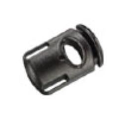 Toaster cord lock with tie downs on 2 sides