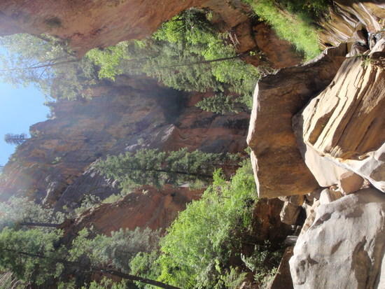 Looming canyon walls at WFOC
