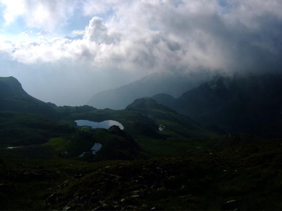 up in the clouds