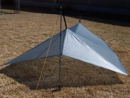 Silnylon tarp with beaks