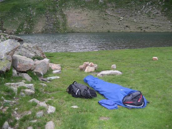 Lac de Peyreget camp