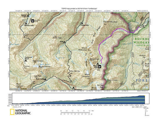 Royal Basin Topo