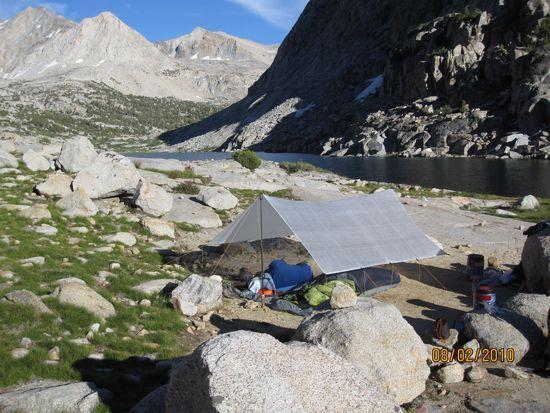 Camp at Lower Palisade