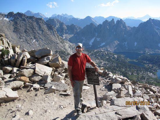 Me at Kearsarge Pass