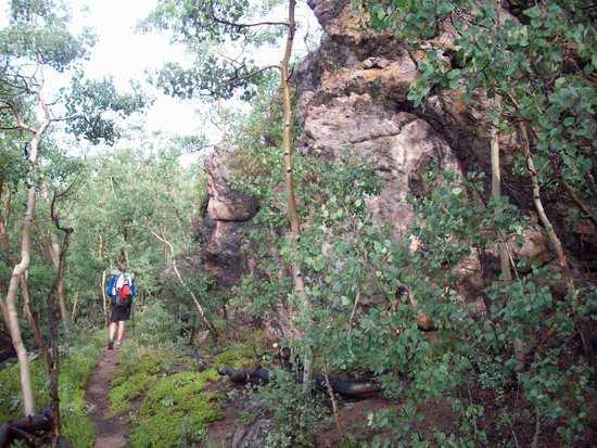 Hiking that morning