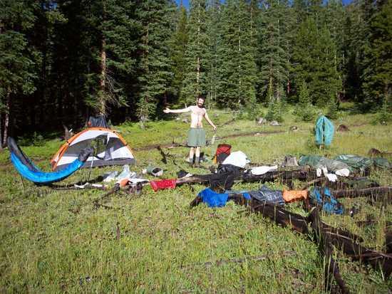 Drying out in the morning