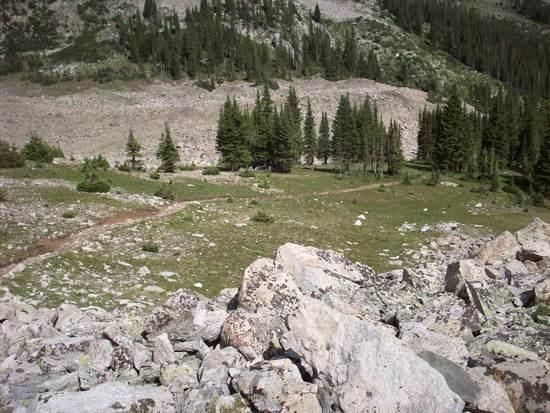 One of the climbs on the way up the Tenmile Range