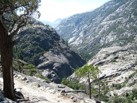 Muir Canyon switchback