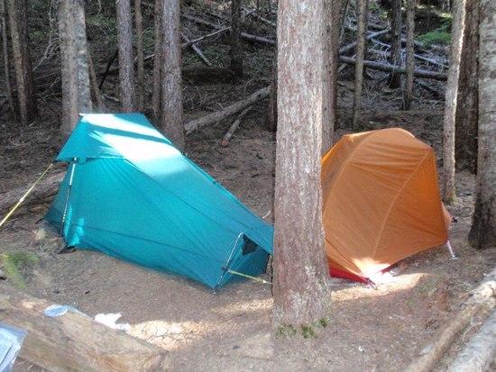 Our campsite at Warm Springs August 14th