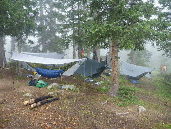 Hammocks were along on this trip