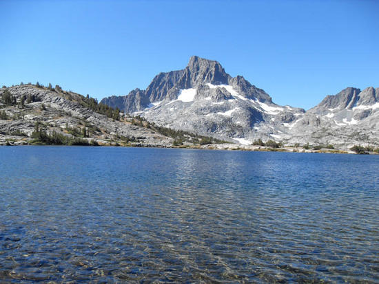 View from break spot at thousand island lake