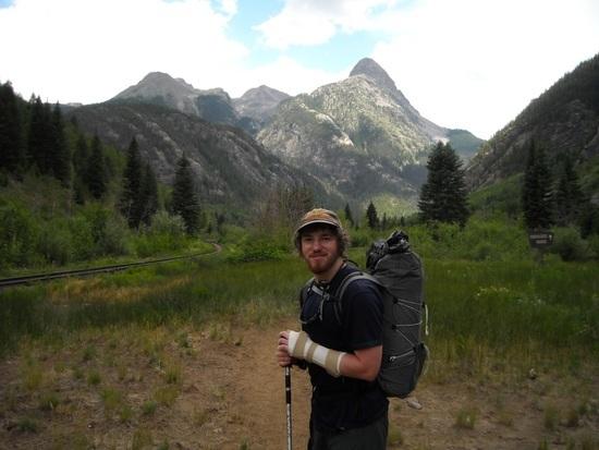 Me with my pack