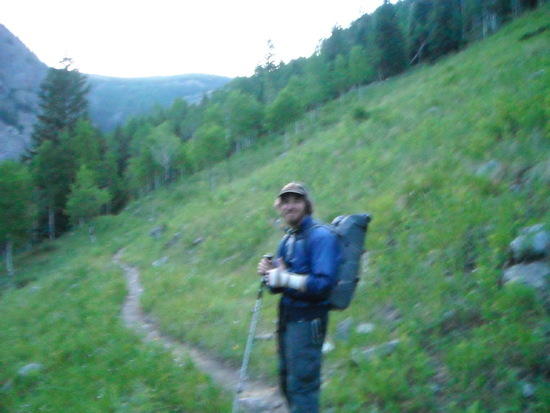 Hiking back in the dark