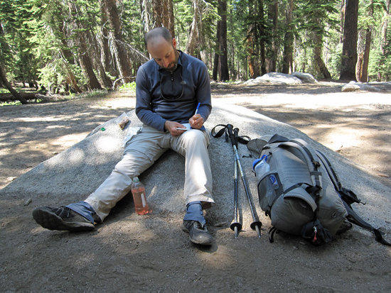 Jeremy Taking a Snack Break & Jotting Some Notes Down