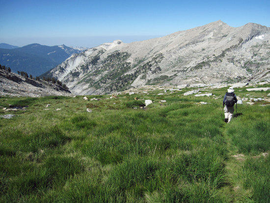 Enjoying a nice downhill stroll
